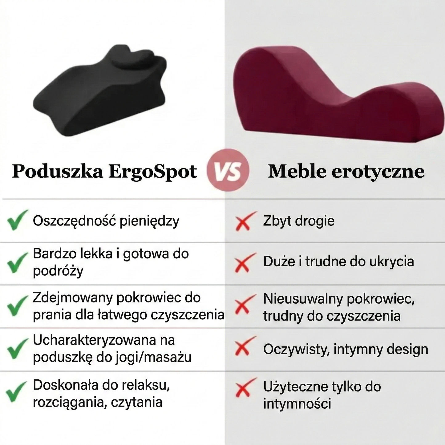 Poduszka ErgoSpot - Poznaj nowy wymiar rozkoszy i podparcia